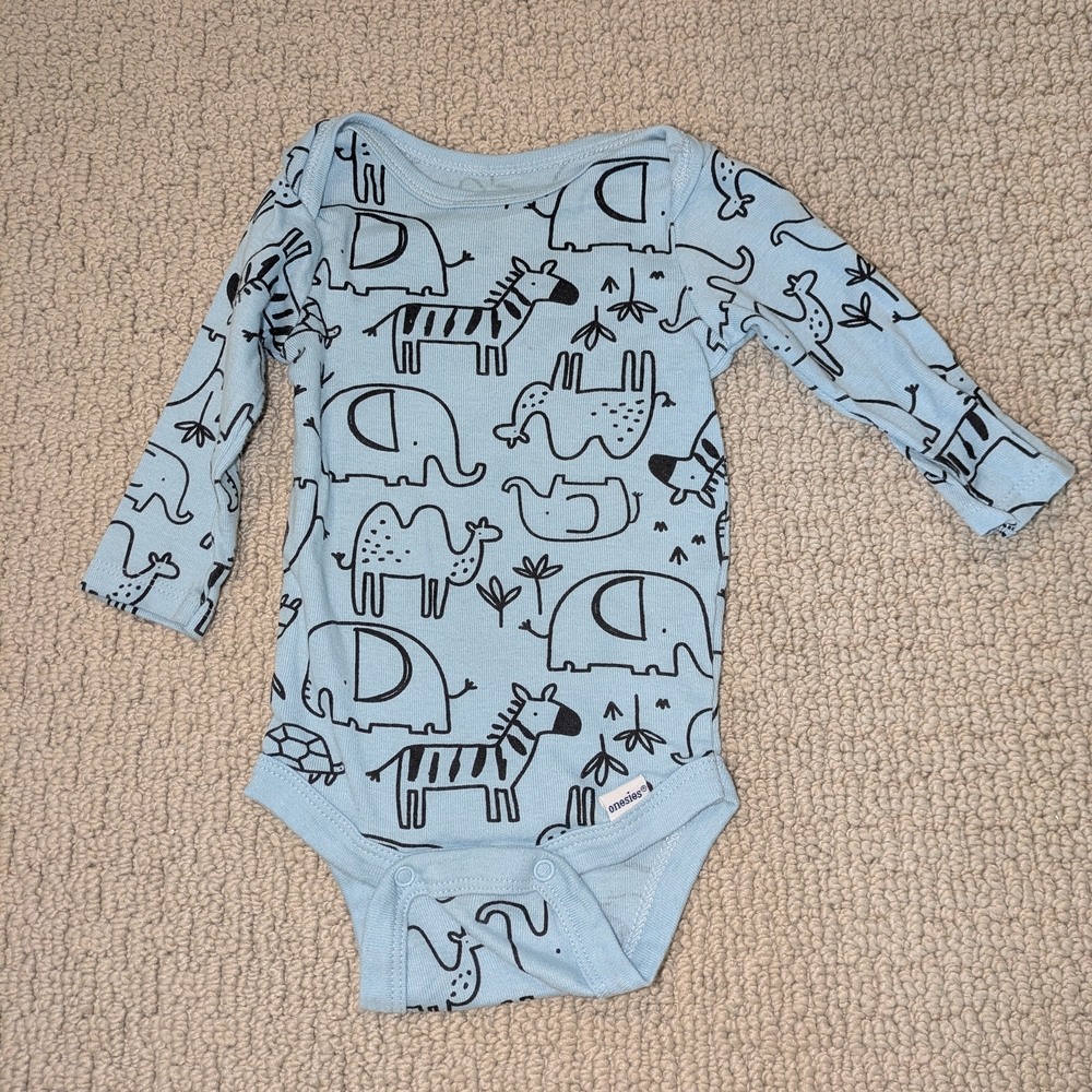 0-3 Long sleeve Onesie Boys - Picture 3 of 7